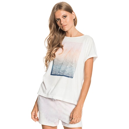 T-shirt Roxy Summertime Happiness snow white 2021 - 1