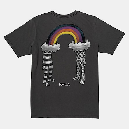 Koszulka RVCA Rainbow Connection Ss pirate black 2023 - 1