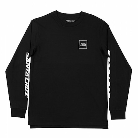 T-shirt Santa Cruz Square Ls black 2020 - 1