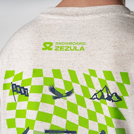 Tričko SNOWBOARD ZEZULA Ondra Šenk Tee eco heather 2025 - 7