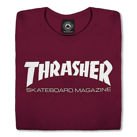 Koszulka Thrasher Girls Skate Mag maroon 2022 - 3