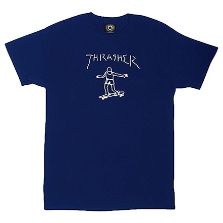 T-shirt Thrasher Gonz By Mark Gonzales navy blue 2017 - 1
