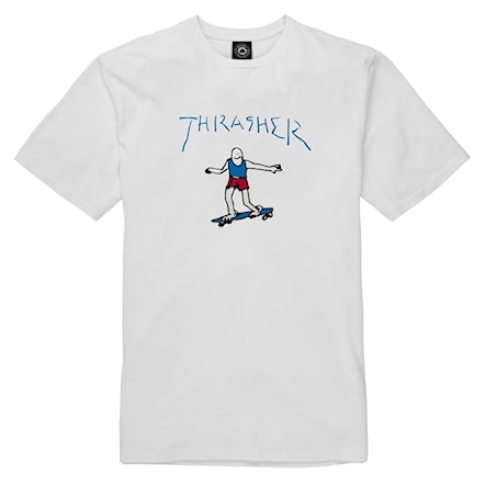 T-shirt Thrasher Gonz Logo white/blue 2022 - 1
