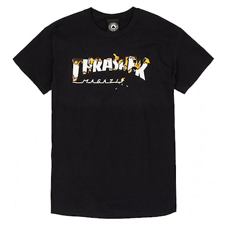 T-shirt Thrasher Intro Burner black 2019 - 1