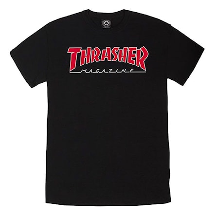T-shirt Thrasher Outlined black 2019 - 1