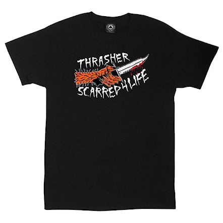 T-shirt Thrasher Scarred black 2017 - 1