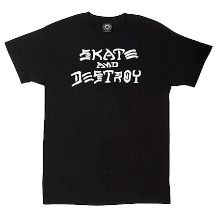 T-shirt Thrasher Skate And Destroy black 2017 - 1