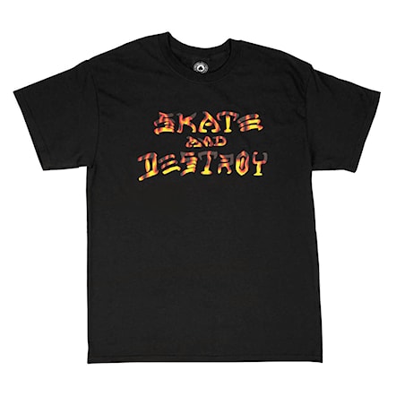 T-shirt Thrasher Skate & Destroy BBQ black 2019 - 1