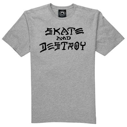 Tričko Thrasher Skate & Destroy grey 2022 - 1