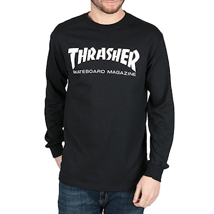 Tričko Thrasher Skate Mag L/S black 2020 - 1
