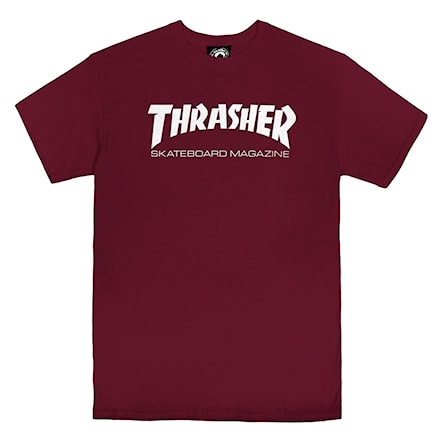 T-shirt Thrasher Skate Mag maroon 2022 - 1