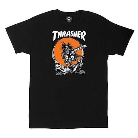 T-shirt Thrasher Skate Outlaw black 2018 - 1