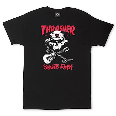 T-shirt Thrasher Skate Rock black 2018 - 1