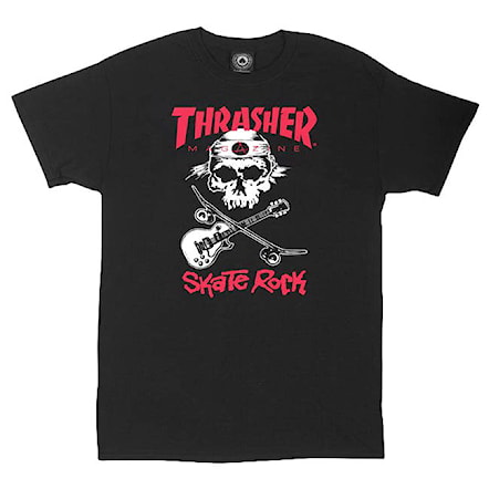 T-shirt Thrasher Skate Rock black 2017 - 1