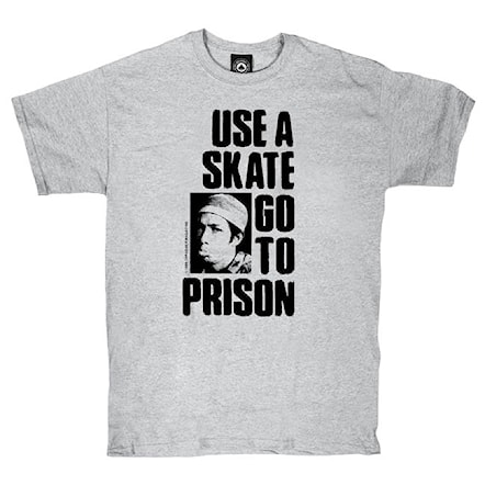 Tričko Thrasher Use A Skate Go To Prison grey 2017 - 1
