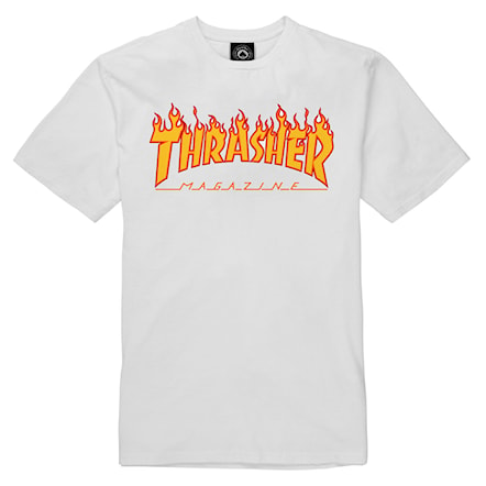 T-shirt Thrasher Youth Flame white 2022 - 1