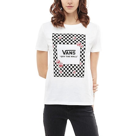 T-shirt Vans Boxed Rose Checks white 2018 - 1
