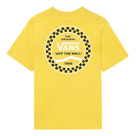 T-shirt Vans Checkered Side Stripe Boys sulphur 2019 - 1