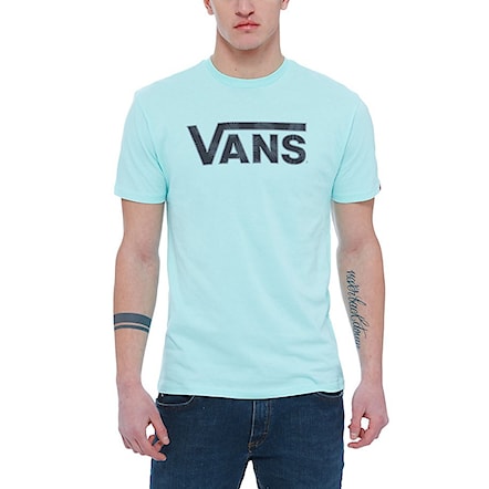 T-shirt Vans Classic Logo mint/tonal palm 2017 - 1