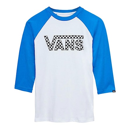T-shirt Vans Classic Raglan Boys white/victoria blue 2018 - 1