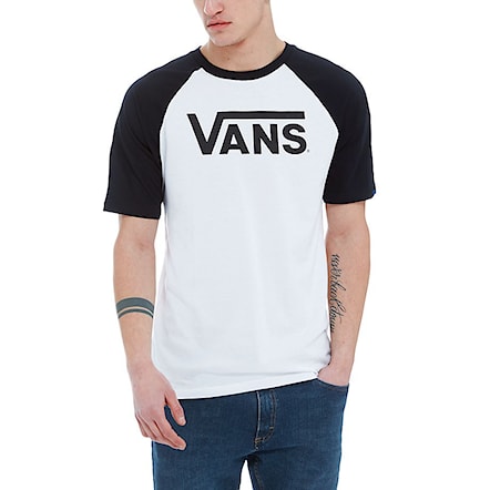 T-shirt Vans Classic Ss Raglan white/black 2017 - 1