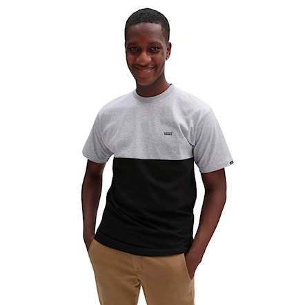 T-shirt Vans Colorblock athletic heather/black 2021 - 1