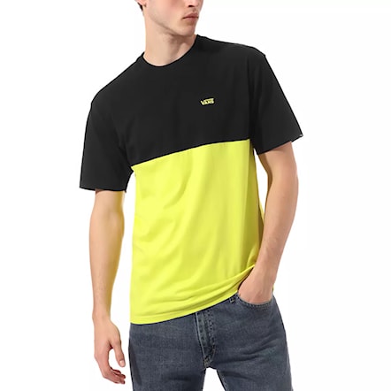 T-shirt Vans Colorblock sulphur spring/black 2020 - 1