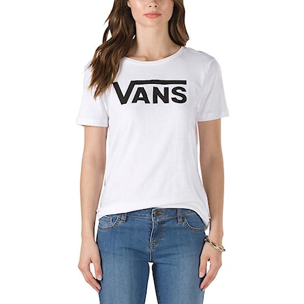 T-shirt Vans Flying V Crew white/black 2018 - 1