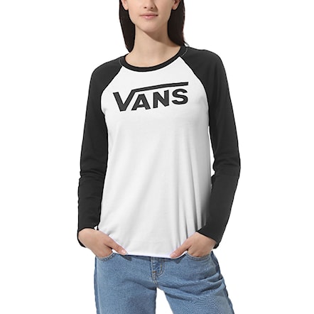 T-shirt Vans Flying V Raglan white/black 2022 - 1