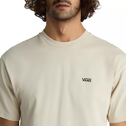 T-shirt Vans Left Chest Logo oatmeal/black 2024 - 5
