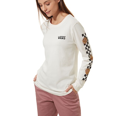 T-shirt Vans Lizzie Chrys Ls Bf marshmallow 2019 - 1