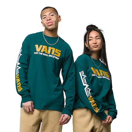 T-shirt Vans Mt Vans Ls deep teal 2022 - 1