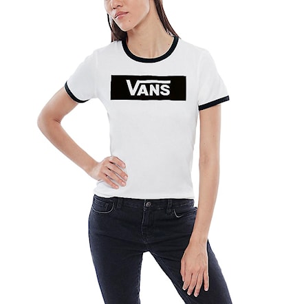 T-shirt Vans Open Road white/black 2018 - 1