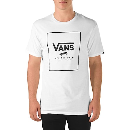 T-shirt Vans Print Box white/black 2019 - 1