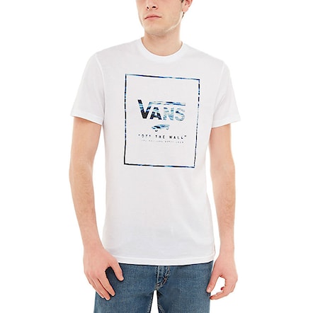 T-shirt Vans Print Box white/wave fill 2018 - 1