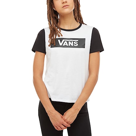 T-shirt Vans V Tangle Range Ringer white/black 2019 - 1