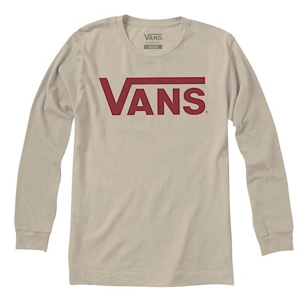 T-shirt Vans Vans Classic Ls oatmeal/pomegranate 2021 - 1