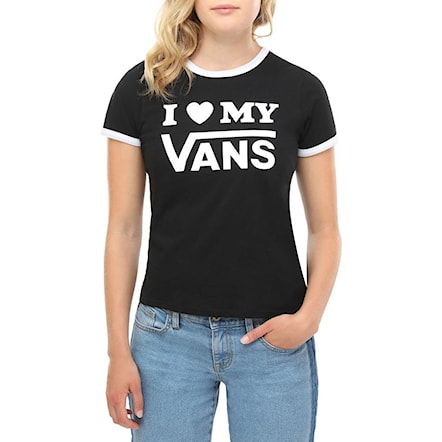T-shirt Vans Vans Love Ringer black/white 2019 - 1
