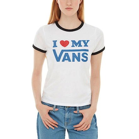 Koszulka Vans Vans Love Ringer white/black 2019 - 1