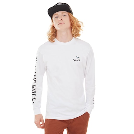 T-shirt Vans Vans X Antihero On The Wire Ls white 2019 - 1
