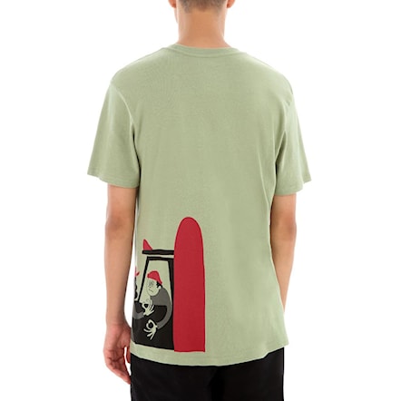 T-shirt Vans Yusuke Surfers oil green 2019 - 1