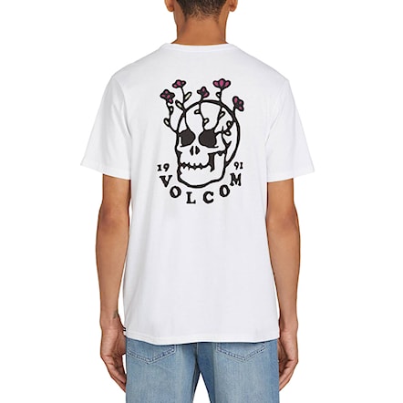 T-shirt Volcom Bloom Of Doom white 2020 - 1