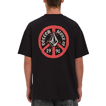 T-shirt Volcom Breakpeace LSE SST black 2023 - 1