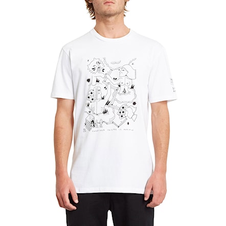 Koszulka Volcom Briand white 2020 - 1