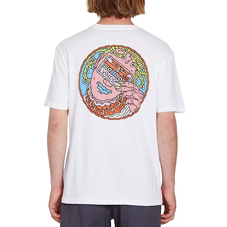 T-shirt Volcom Connected Minds white 2023 - 1