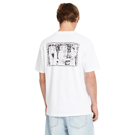 T-shirt Volcom Crazybal Basic SST white 2025 - 1