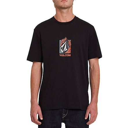 T-shirt Volcom Crostic Basic Ss black 2021 - 1
