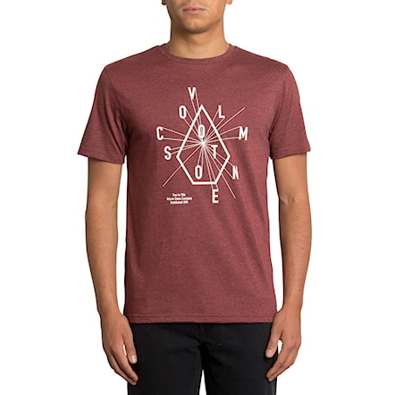 T-shirt Volcom Eyechart crimson 2019 - 1