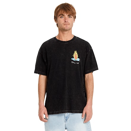 T-shirt Volcom FA Bob Mollema 1 Loose SST light acid black 2025 - 2