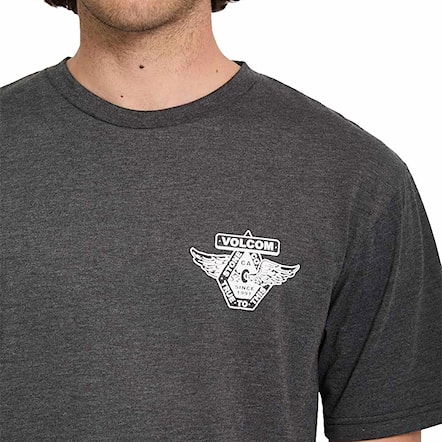 Koszulka Volcom Free Wheel HTH SST heather black 2026 - 3